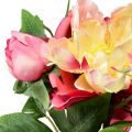 Floristik24 Pivoines Fleurs en Soie Fleurs Artificielles Rose Rose 68cm