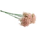 Floristik24 Fleur décorative Wild Allium artificielle rose 70cm 3pcs