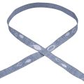 Ruban cadeau poisson ruban bleu clair maritime 15mm 20m | Floristik24.be