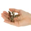 Rond de serviette en métal doré à motif tête de cerf, 6 cm, lot de 4 | Floristik24.be