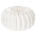 Floristik24 Anneaux en papier alvéolé en forme de citrouille, ronds, de grande taille (24 cm), pour fleurs séchées et décorations d'automne (lot de 4).