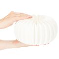 Anneaux en papier alvéolé en forme de citrouille, ronds, de grande taille (24 cm), pour fleurs séchées et décorations d'automne (lot de 4). | Floristik24.be
