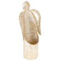 Floristik24 Bougeoir figurine d'ange doré décoration festive 27 cm