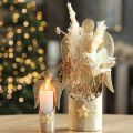 Bougeoir en forme d'ange, doré, pour décoration de table, 50 cm | Floristik24.be