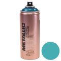 Floristik24 Spray de peinture effet spray peinture métallisée bleu Caraïbes 400ml