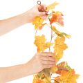 Guirlande d'érable artificiel, décoration d'automne, 165 cm | Floristik24.be