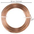 Fil d'aluminium 2 mm pour art floral et loisirs créatifs, 60 m, 500 g | Floristik24.be