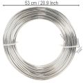 Fil d'aluminium argenté, 3 mm, fil pour loisirs créatifs, 1 kg | Floristik24.be