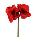 Floristik24 Amaryllis artificiel grand rouge 96,5cm