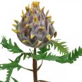 Floristik24 Déco artichaut violet plante artificielle décoration automne Ø7.5cm H42cm