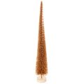 Floristik24 Décoration de sapin de Noël artificiel, fine, avec base en bois, 40 cm, 3 pièces