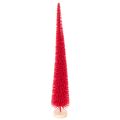 Floristik24 Sapin de Noël décoratif étroit, sapin de Noël artificiel sur socle en bois, 40 cm, 3 pièces
