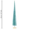 Sapin de Noël artificiel, fin, avec base en bois, 40 cm | Floristik24.be