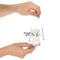 Pendentif ours polaire sur skis avec écharpe pour l'accrocher, 10 cm, lot de 2 | Floristik24.be