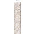 Ruban décoratif, ruban d'organza transparent pour décoration de table, 15 mm de large, 20 m de long | Floristik24.be