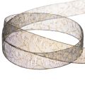 Ruban décoratif, ruban d'organza transparent pour décoration de table, 15 mm de large, 20 m de long | Floristik24.be