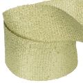 Ruban décoratif à paillettes, large ruban pour emballage cadeau, 55 mm de large, 15 m de long | Floristik24.be