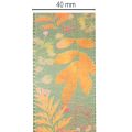 Ruban décoratif à motif de feuilles, décoration d'automne, 40 mm x 15 m | Floristik24.be