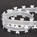 Ruban blanc décoratif à cœurs pour des idées de loisirs créatifs, 20 mm x 15 m | Floristik24.be