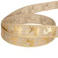 Ruban décoratif, motif cerf,