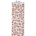 Ruban cadeau à motif léopard, 25 mm de large, 18 m de long | Floristik24.be