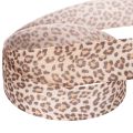 Ruban cadeau à motif léopard, 25 mm de large, 18 m de long | Floristik24.be