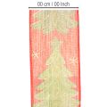Ruban cadeau sapin de Noël avec étoiles 40 mm 15 m | Floristik24.be