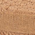 Ruban décoratif en coton, style rustique, à franges, 40 mm, 30 m | Floristik24.be