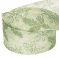 Ruban cadeau houx et gui 40 mm 15 m | Floristik24.be