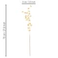 Branche de baies artificielles décorative, dorée, 70 cm, lot de 3 | Floristik24.be