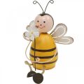 Floristik24 Déco abeille en bordure de siège décoration d&#39;été métal H13cm
