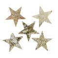 Floristik24 Étoiles de bouleau 6cm 100 pièces