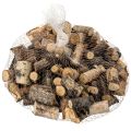 Morceaux décoratifs en bois de