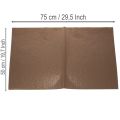 Tissu en soie à motif léopard floral marron résistant à l'humidité 50 x 75 cm, lot de 20 pièces | Floristik24.be