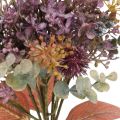 Bouquet artificiel chardon eucalyptus bouquet décoration florale 36cm
