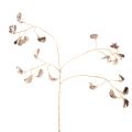 Floristik24 Branche de haricot fleuri métallisée, plante artificielle de Noël, 80 cm, lot de 3