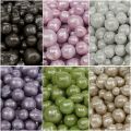 Floristik24 Perles décoratives brillantes 4mm - 8mm colorées 1l