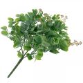 Floristik24 Décoration de mariage branches d&#39;eucalyptus avec fleurs bouquet décoratif vert, rose 26cm