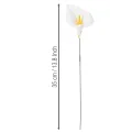 Lys calla artificiel à étamines jaunes, fleurs décoratives, 35 cm, lot de 10 | Floristik24.be