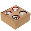 Boule de Noël avec motif de