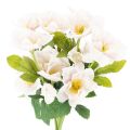 Floristik24 Bouquet de Noël artificiel de roses, 35 cm, 6 pièces
