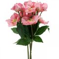 Floristik24 Rose de Noël, rose lenten, ellébore, plantes artificielles rose L34cm 4pcs