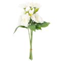 Bouquet de roses artificielles blanches, décoration de Noël artificielle | Floristik24.be