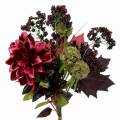 Floristik24 Bouquet décoratif artificiel avec dahlia et baies lilas 45cm