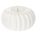 Floristik24 Anneaux en papier alvéolé en forme de citrouille, ronds, de grande taille (24 cm), pour fleurs séchées et décorations d'automne (lot de 4).