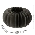 Anneau décoratif en papier nid d'abeille en forme de citrouille, 24 cm, lot de 4 | Floristik24.be