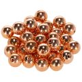 Floristik24 Perles décoratives cuivre métallisé 14mm 35 pcs