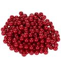 Floristik24 Perles décoratives rouges Ø8mm 250 pcs