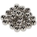 Floristik24 Perles décoratives argent métallisé 14mm 35 pcs