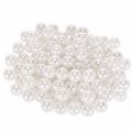Floristik24 Perles décoratives blanches Ø10mm 115 pcs